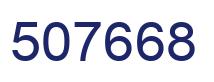 Número 507668 imagen azul