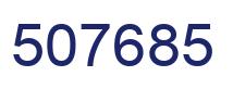 Number 507685 blue image