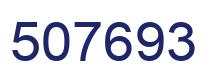 Number 507693 blue image