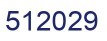 Número 512029 imagen azul