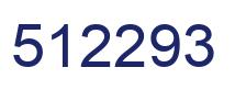 Number 512293 blue image