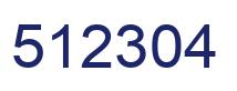 Número 512304 imagen azul