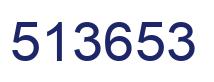Número 513653 imagen azul
