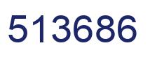 Número 513686 imagen azul