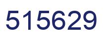 Number 515629 blue image