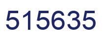 Número 515635 imagen azul