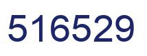 Number 516529 blue image