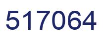 Number 517064 blue image