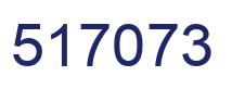 Number 517073 blue image