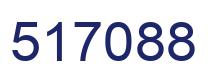 Number 517088 blue image