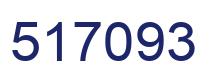 Number 517093 blue image