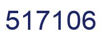 Number 517106 blue image