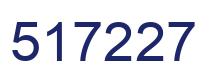 Número 517227 imagen azul