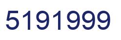 Número 5191999 imagen azul