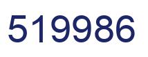 Number 519986 blue image