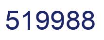 Number 519988 blue image