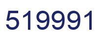 Number 519991 blue image
