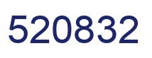 Number 520832 blue image