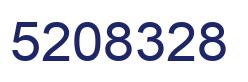 Number 5208328 blue image