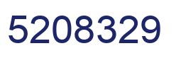 Number 5208329 blue image