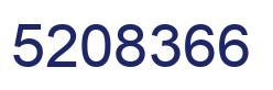 Number 5208366 blue image
