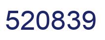 Number 520839 blue image