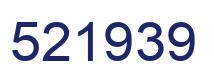 Number 521939 blue image