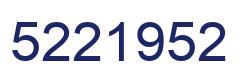 Número 5221952 imagen azul