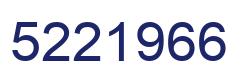 Número 5221966 imagen azul