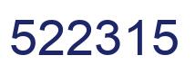 Número 522315 imagen azul