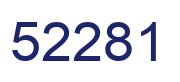 Número 52281 imagen azul