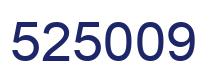 Number 525009 blue image