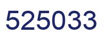 Número 525033 imagen azul