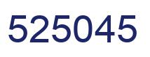 Number 525045 blue image