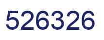 Número 526326 imagen azul