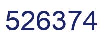 Número 526374 imagen azul