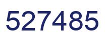 Number 527485 blue image