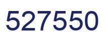 Number 527550 blue image