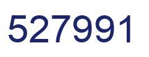 Number 527991 blue image