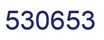 Number 530653 blue image