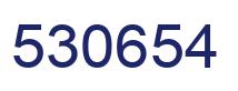 Number 530654 blue image