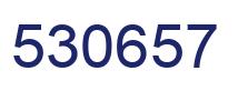 Number 530657 blue image