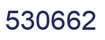 Number 530662 blue image