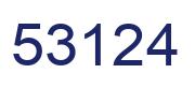 Número 53124 imagen azul