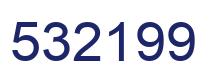 Number 532199 blue image