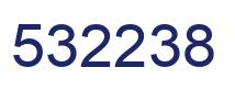 Number 532238 blue image