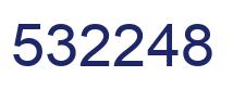 Number 532248 blue image