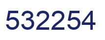 Número 532254 imagen azul