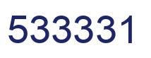 Número 533331 imagen azul