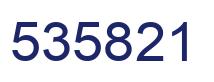 Número 535821 imagen azul